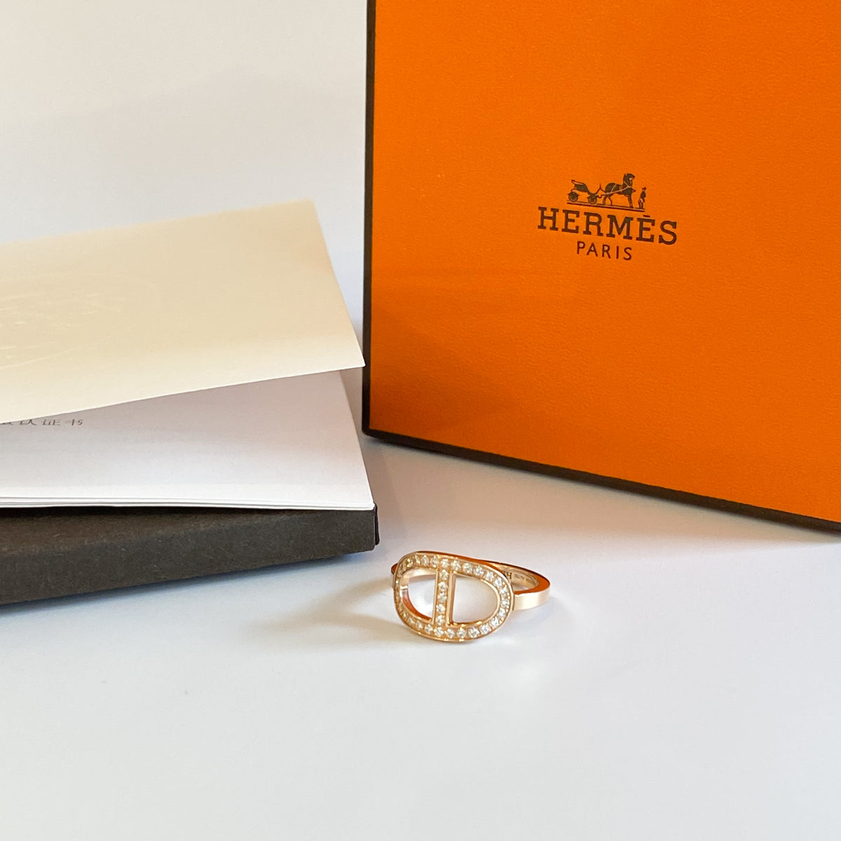 HERMÈS Chaine d'Ancre ダイヤモンドリング