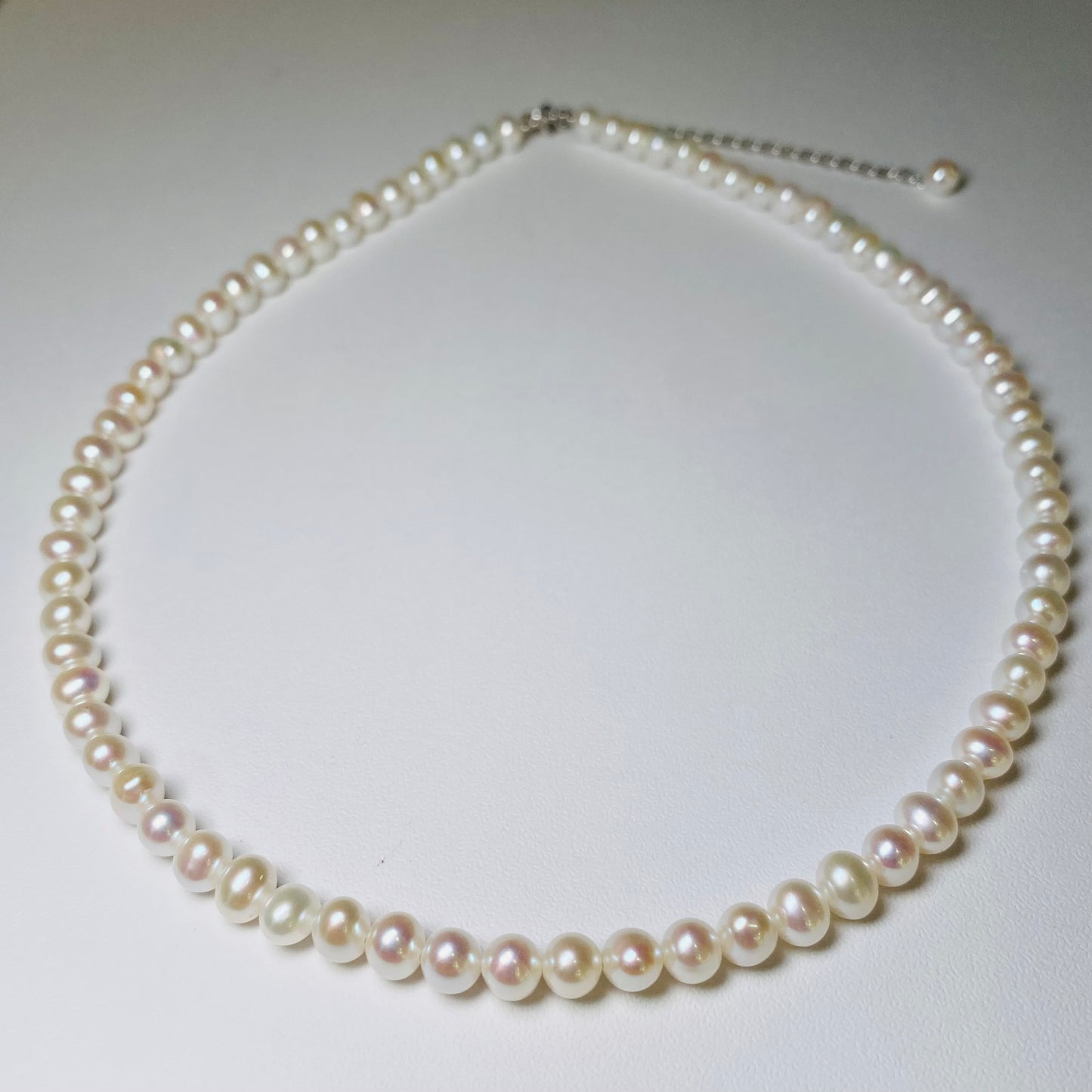 SV淡水パールチョーカーネックレス