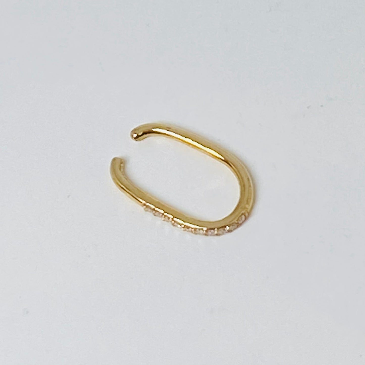 K10イエローゴールド ダイヤモンド0.05ctイヤーカフ