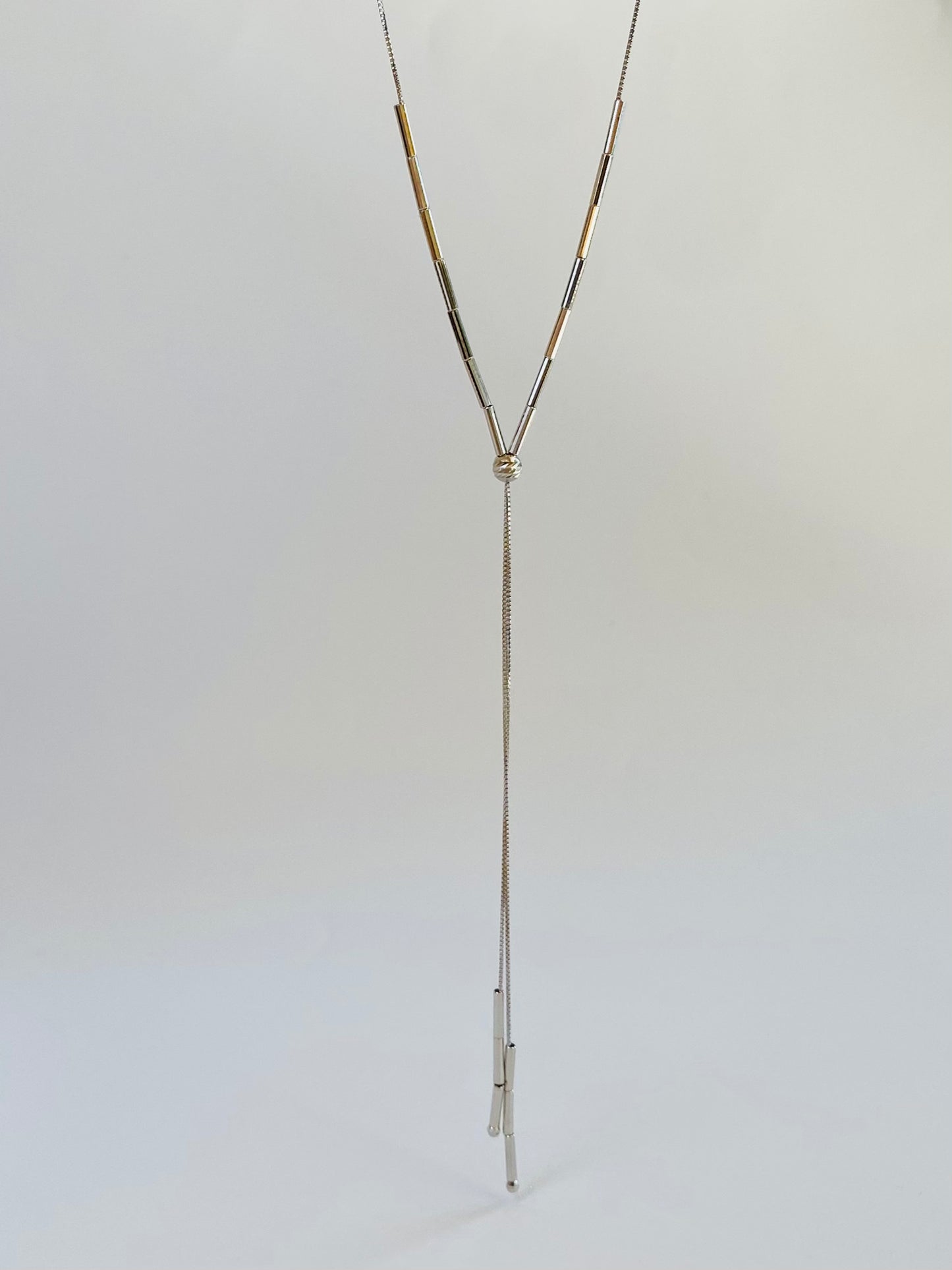 Pt 70㎝ロングネックレス