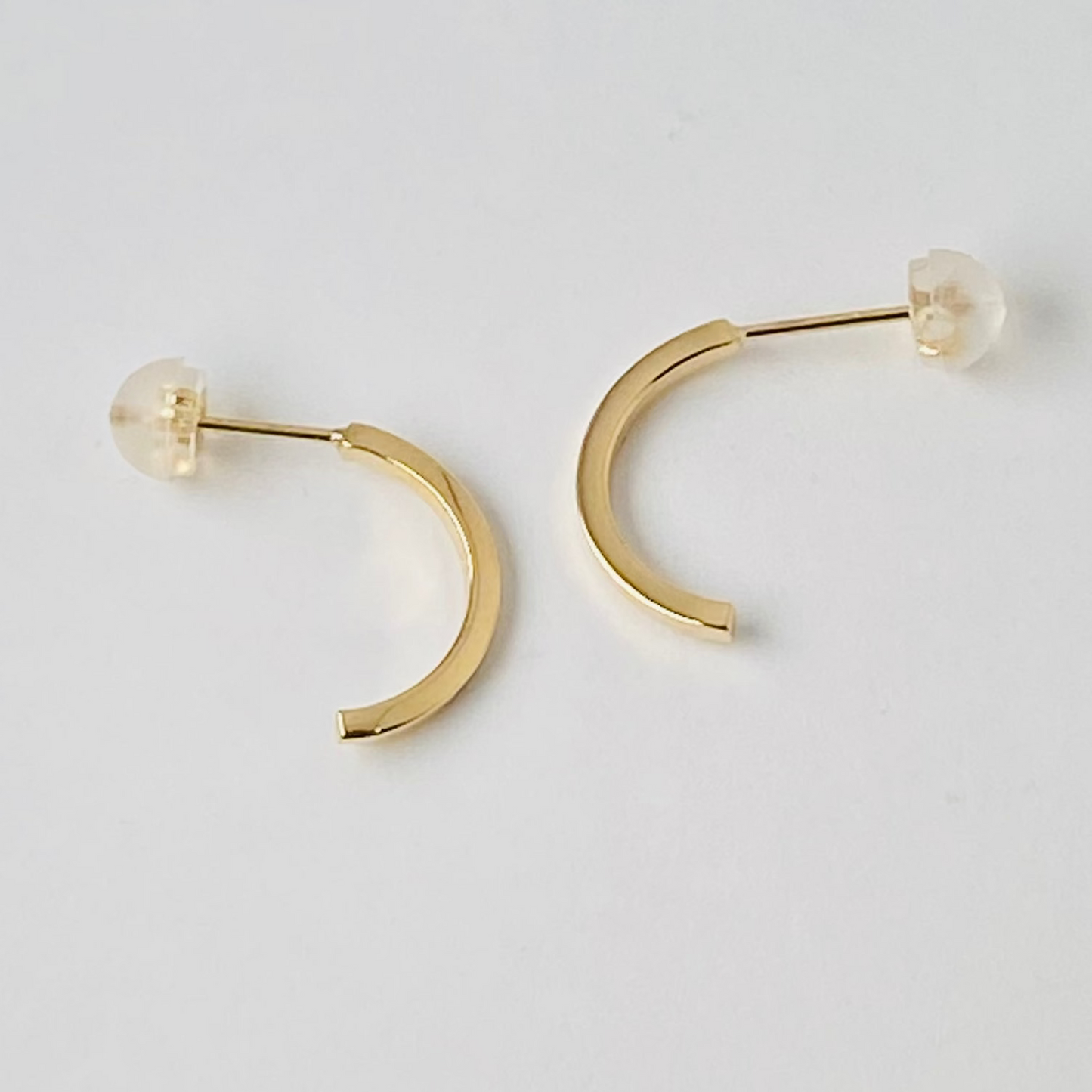 K18イエローゴールド地金ピアス