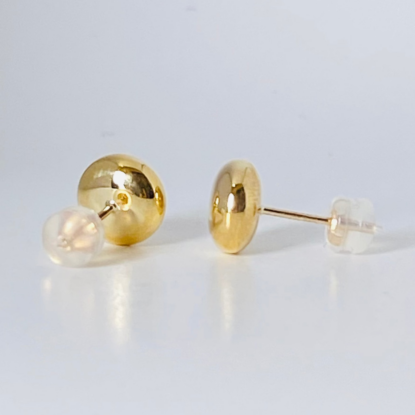 K10イエローゴールド地金ピアス