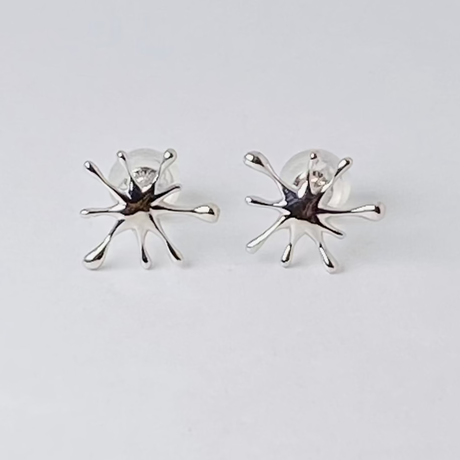 K10ホワイトゴールド地金ピアス