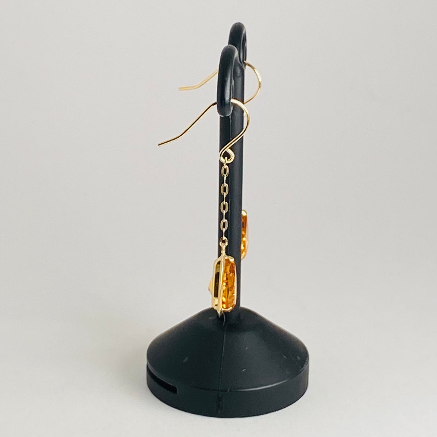 K18イエローゴールド シトリンピアス