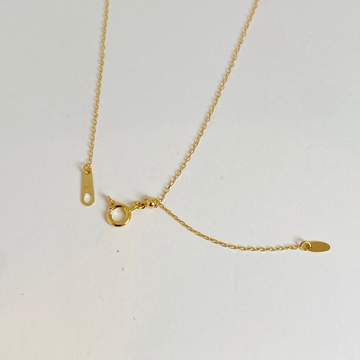 K18イエローゴールド ダイヤモンド0.15ctネックレス