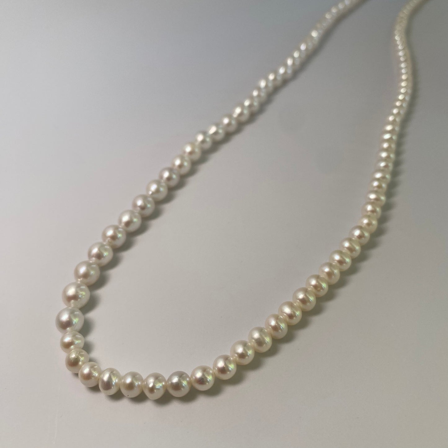 淡水パール80㎝ロングネックレス