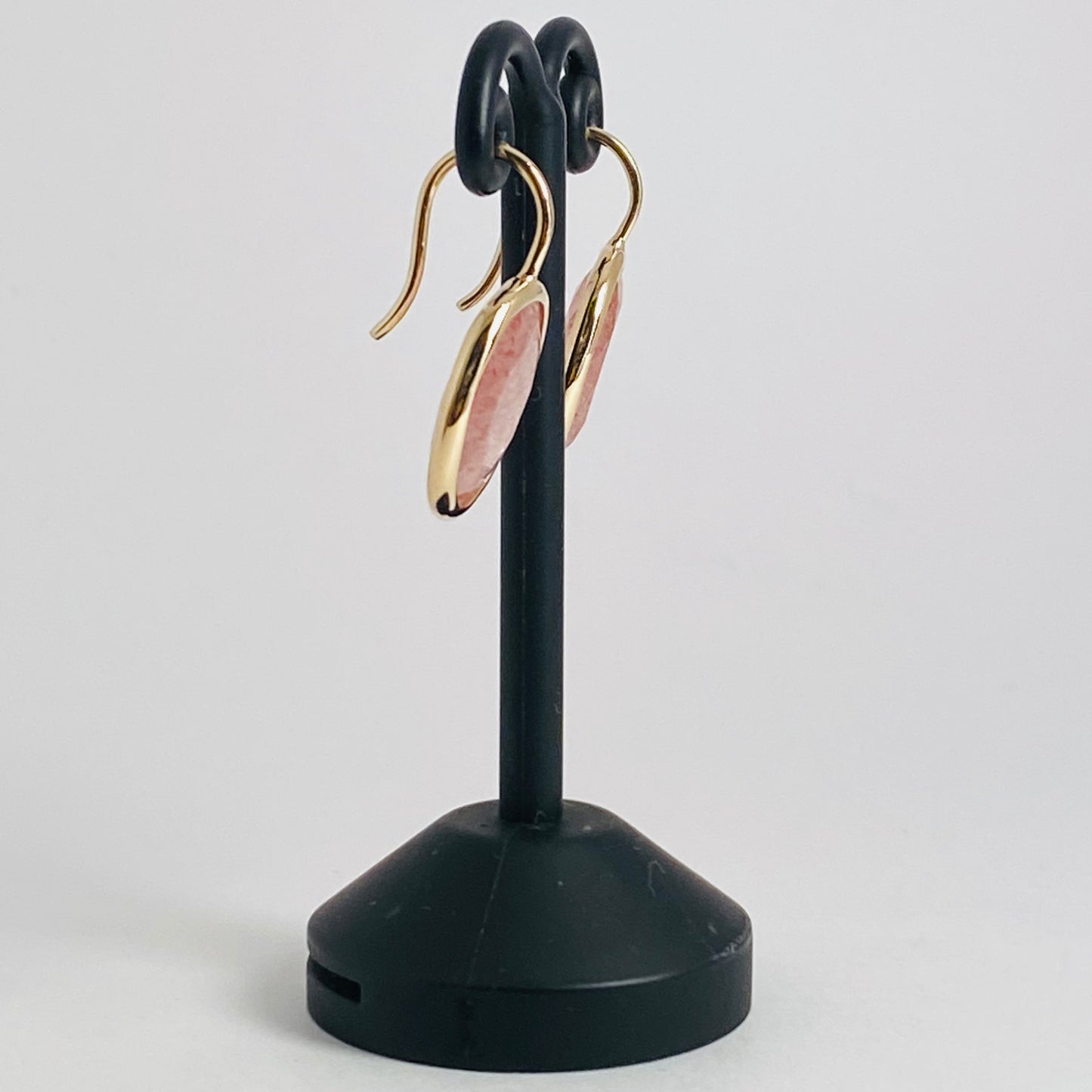 K10イエローゴールド レピドクロサイトインクォーツピアス