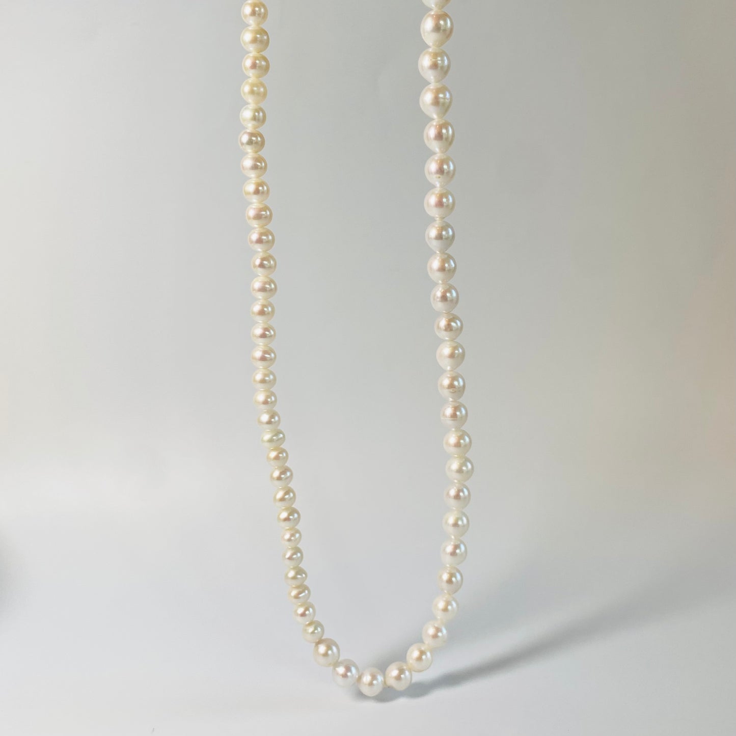 淡水パール80㎝ロングネックレス