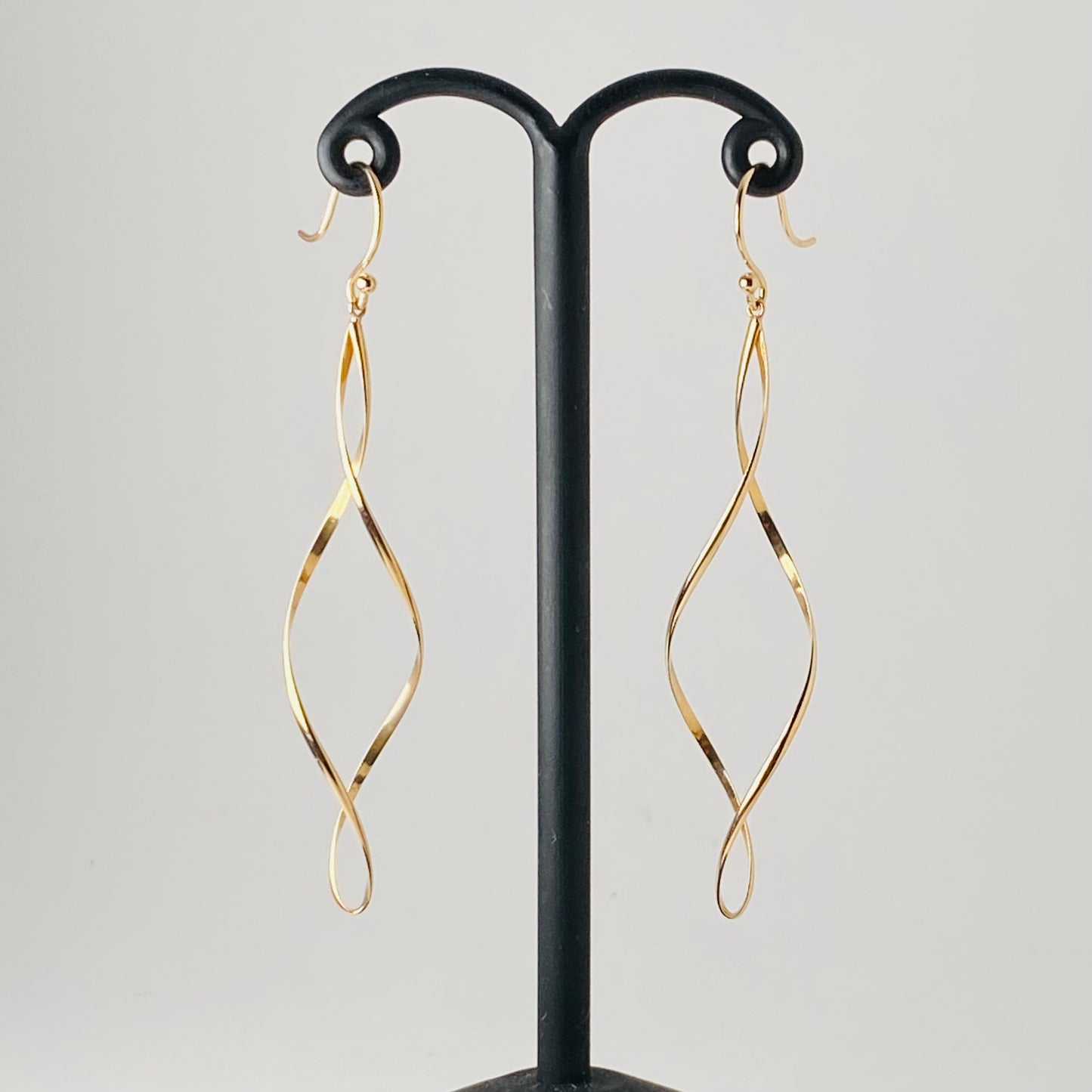 K10イエローゴールド地金ピアス