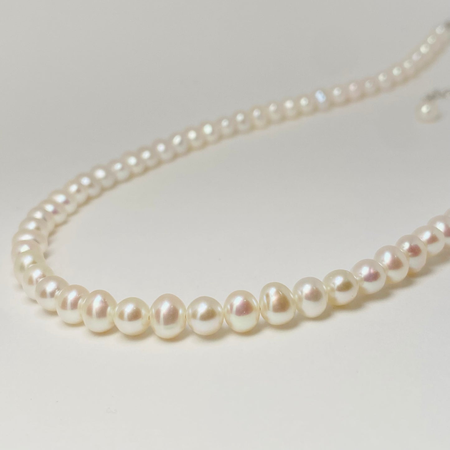 SV淡水パールチョーカーネックレス