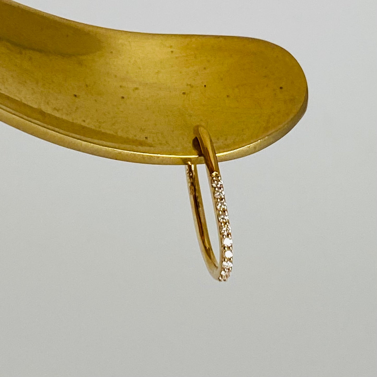 K10イエローゴールド ダイヤモンド0.05ctイヤーカフ