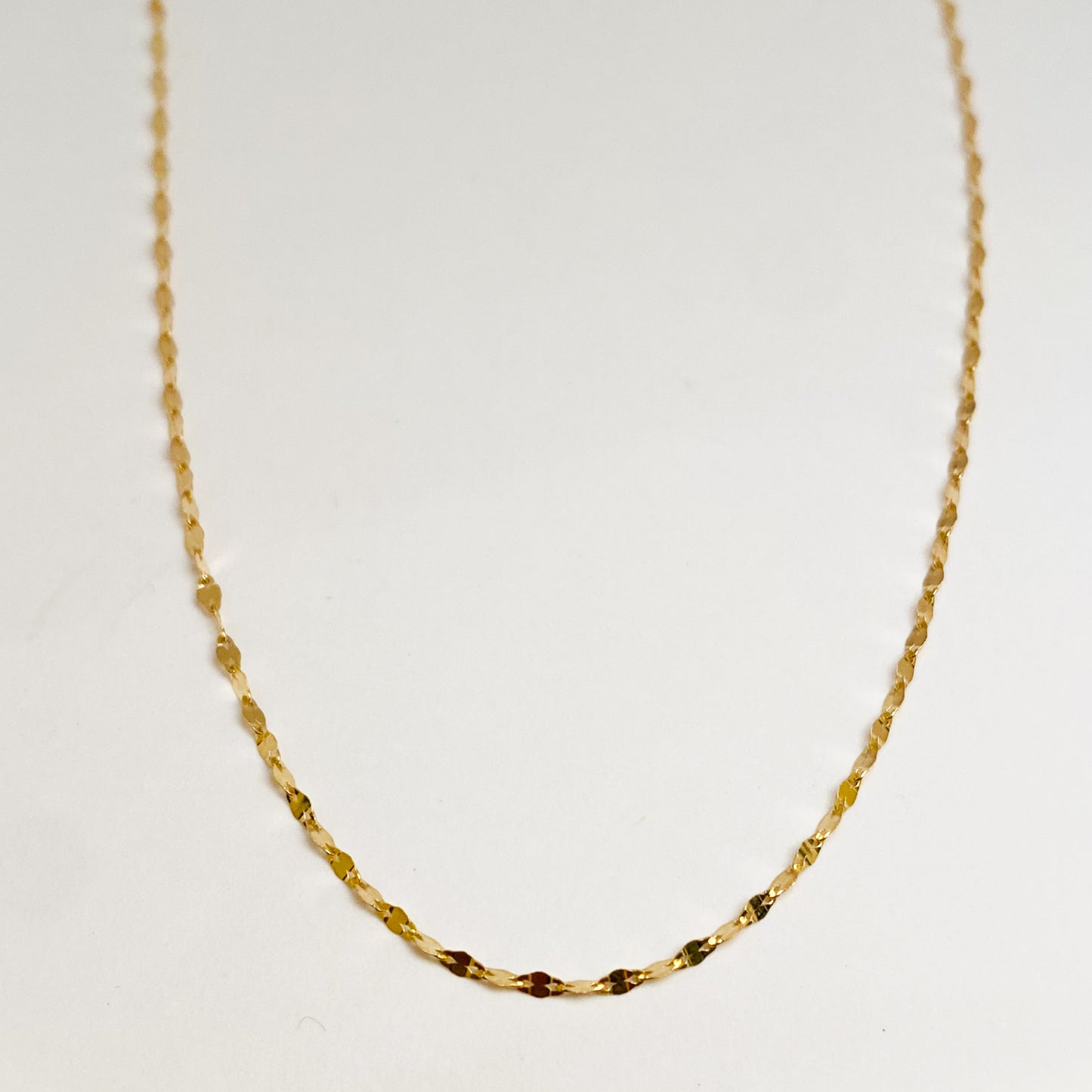 K10イエローゴールド57㎝エクレアネックレス