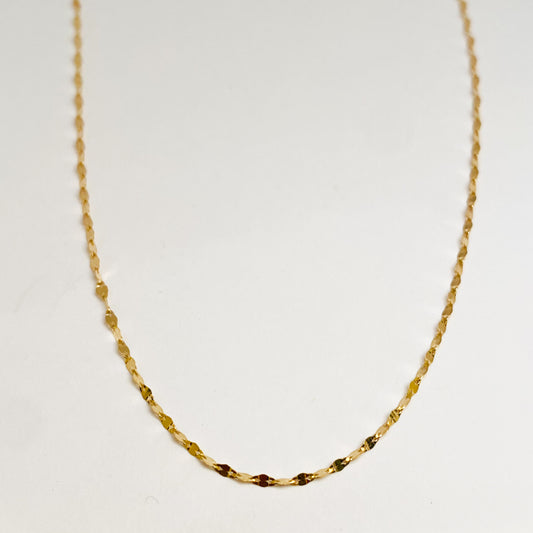 K10イエローゴールド57㎝エクレアネックレス