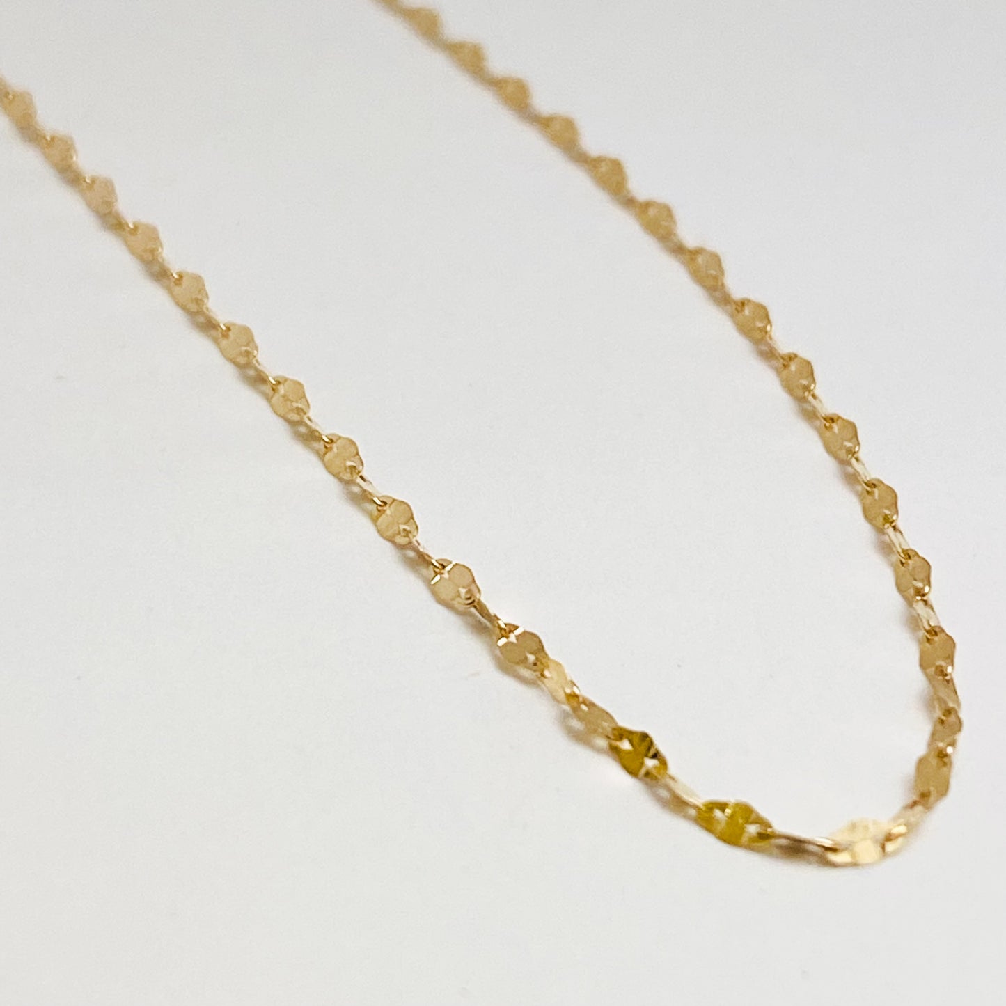 K10イエローゴールド57㎝エクレアネックレス