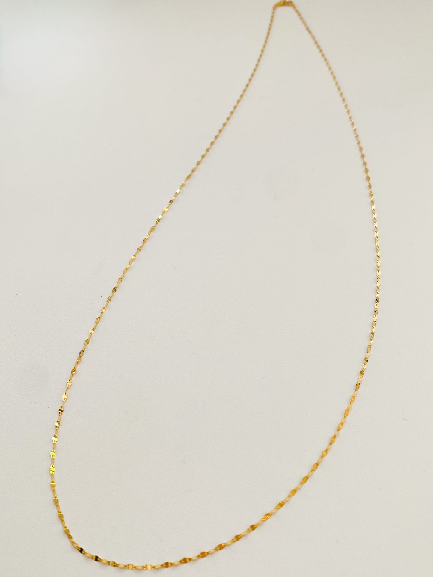 K10イエローゴールド57㎝エクレアネックレス