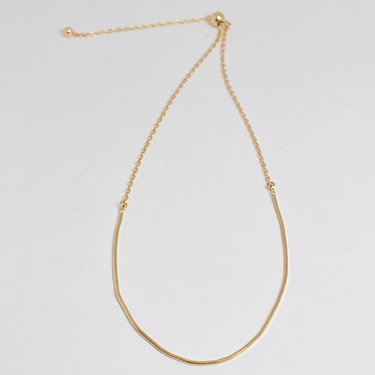 K10イエローゴールド地金ブレスレット