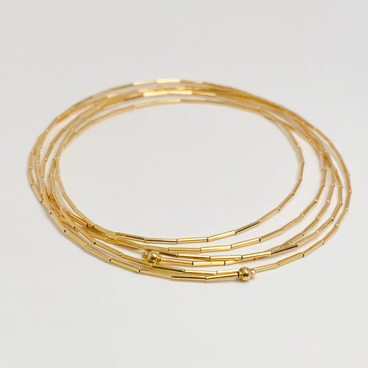 K10イエローゴールド地金バングル