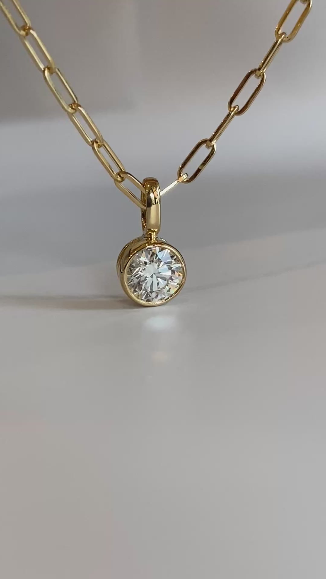 K18YG ダイヤモンド 0.556ct(Excellent)ペンダントトップ – Aprile Bijoux